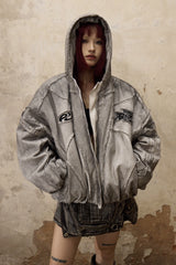 Aged Urban Warrior Hooded Jacket