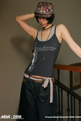 Layered Edge Graphic Tank