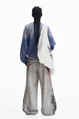 Gradient Wash Graphic Long Sleeve Tee