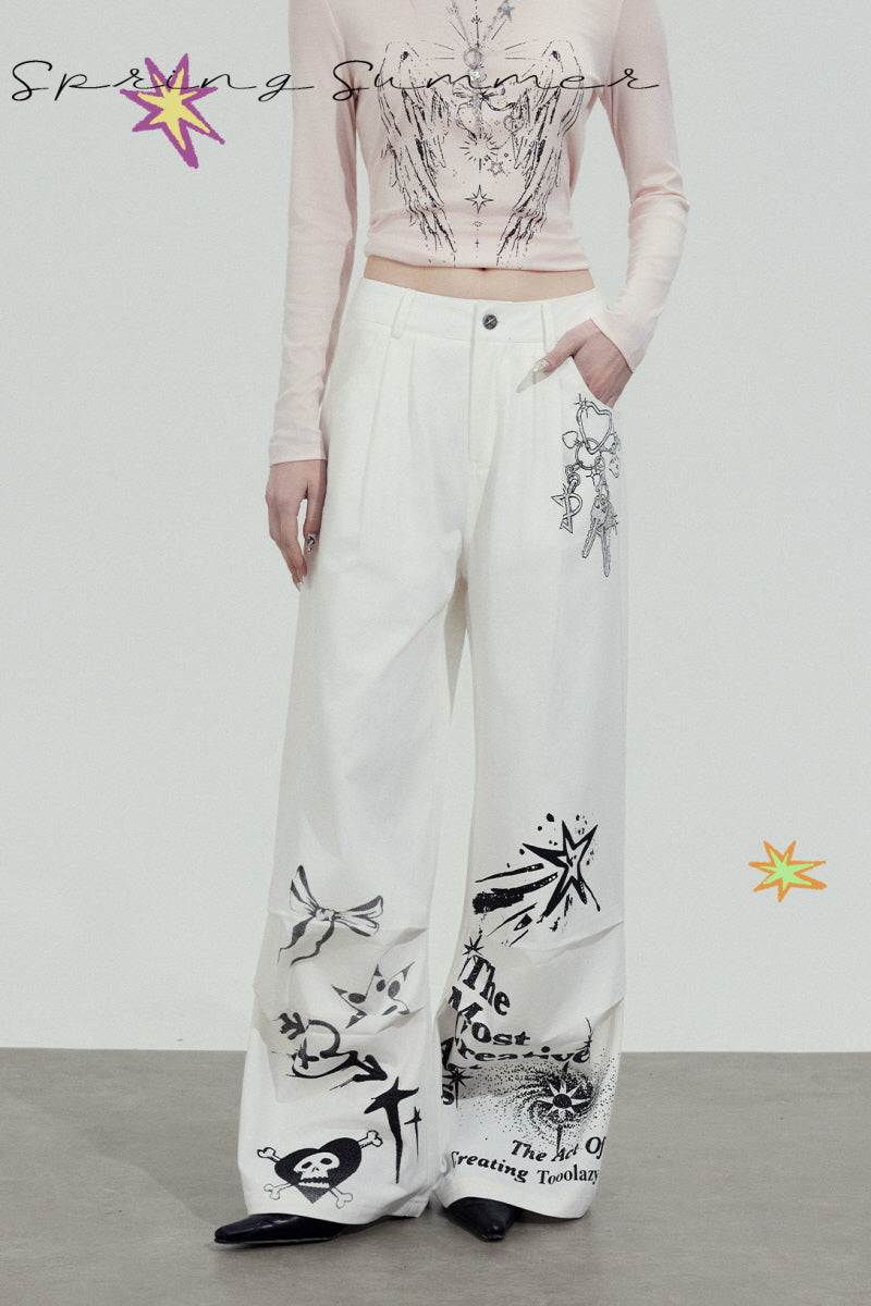 Street Sketch Wide Pants