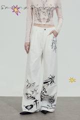 Street Sketch Wide Pants