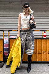 Graffiti Fade Wide-Leg Jeans