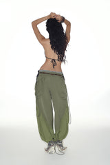 Urban Draped Paratrooper Cargo Pants