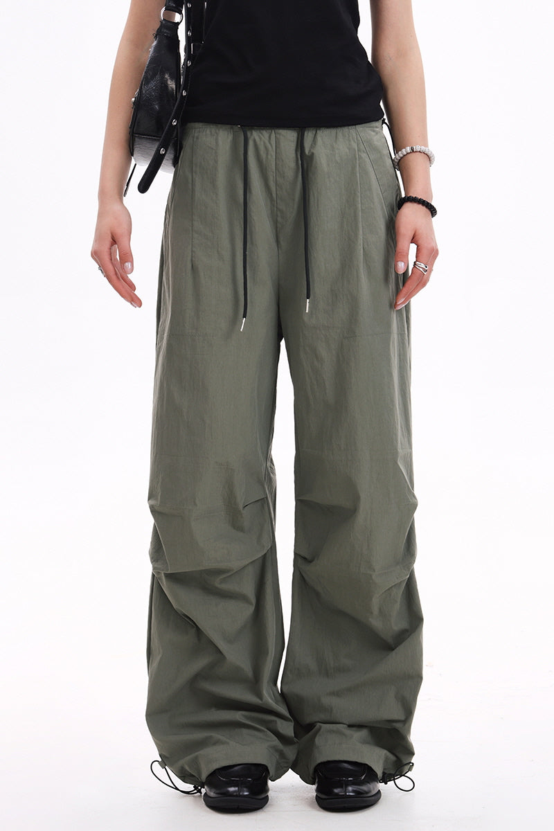 Urban Glide Adjustable Wide Pants - ArmyGreen