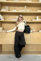 Apricot Trace Fur Jacket