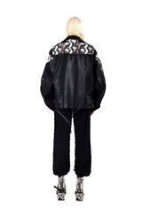 Venomous Edge Oversized Leather Jacket