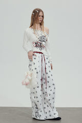 Unicorn Edge Off-Shoulder Long Sleeve Top