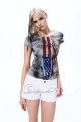 Stars & Stripes Rhinestone Baby Tee