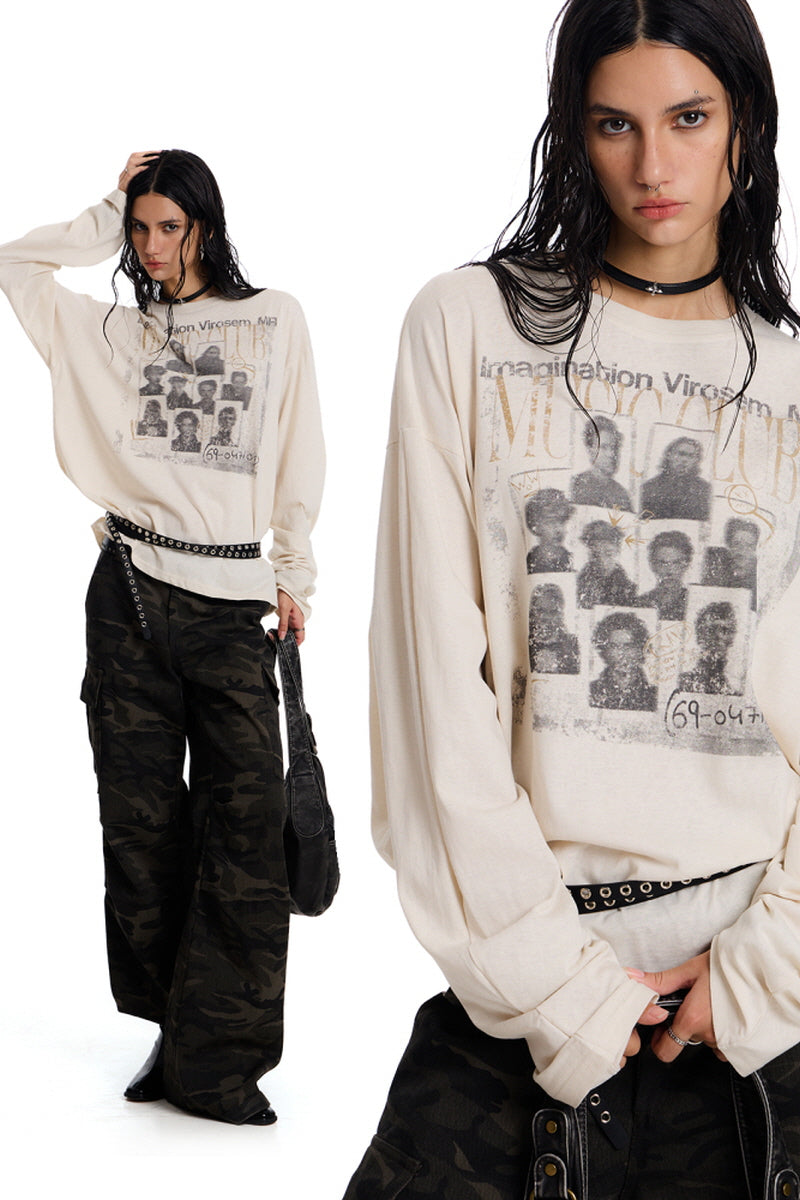Worn Memory Graphic Long Sleeve Tee
