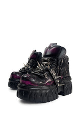 Obsidian Spike Platform Boots