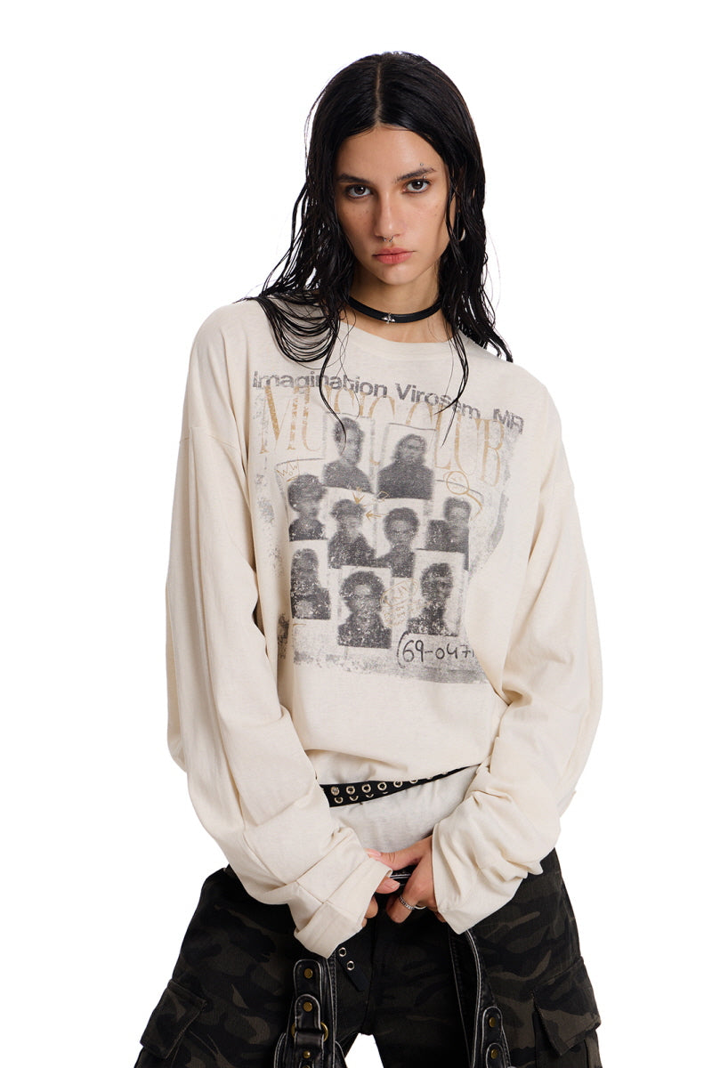 Worn Memory Graphic Long Sleeve Tee