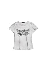 Washed Wing Slim T-Shirt