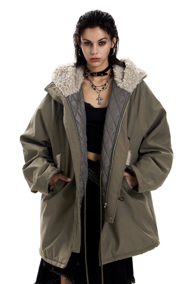 Frost Harbor Oversized Parka - Green