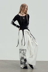 Gothic Cross Garter Top