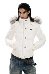 Frostbound Luxe Hooded Puffer Jacket