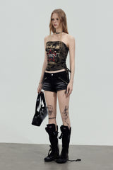 Camo Graphic Tube Top