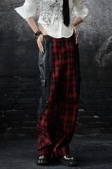 Rebel Plaid Patchwork Pants