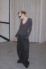 Silent Mark V Long Sleeve Top - Gray