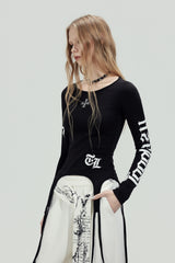 Gothic Cross Garter Top