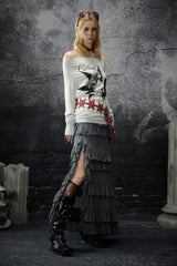 Ritual Dream Off-Shoulder Top - Gray