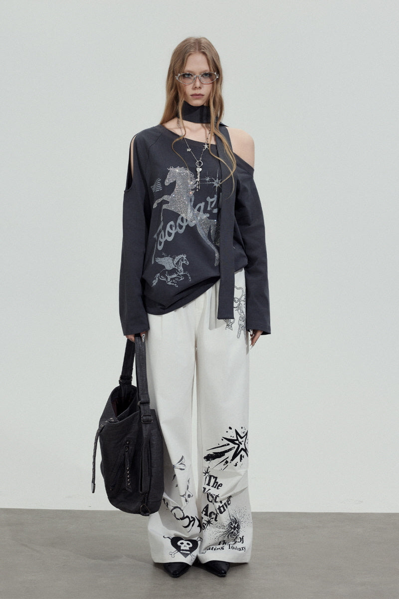 Street Sketch Wide Pants