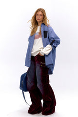 Rustic Check Oversized Shirt