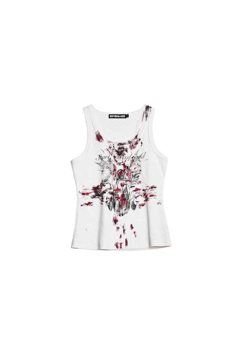 Fallen Angel Graphic Tank Top