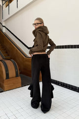 Shadow Fold Wide-Leg Cargo Pants