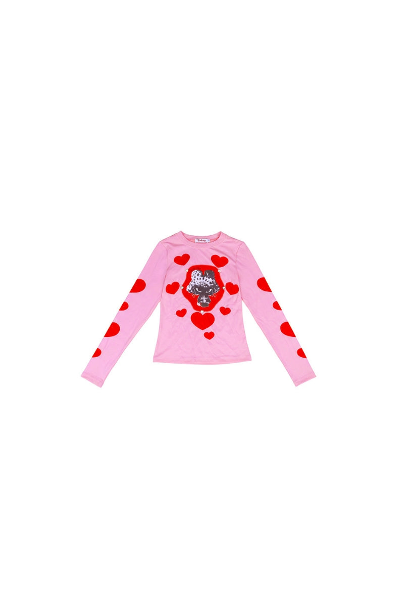 Heart Graphic Slim Top