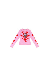 Heart Graphic Slim Top