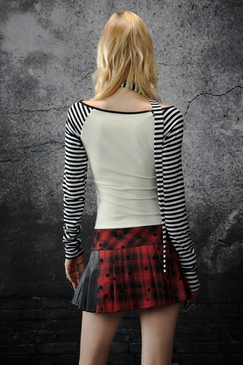 Striped Cat Vision Long Sleeve Top
