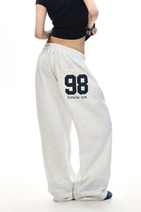 Retro Varsity Wide Sweatpants