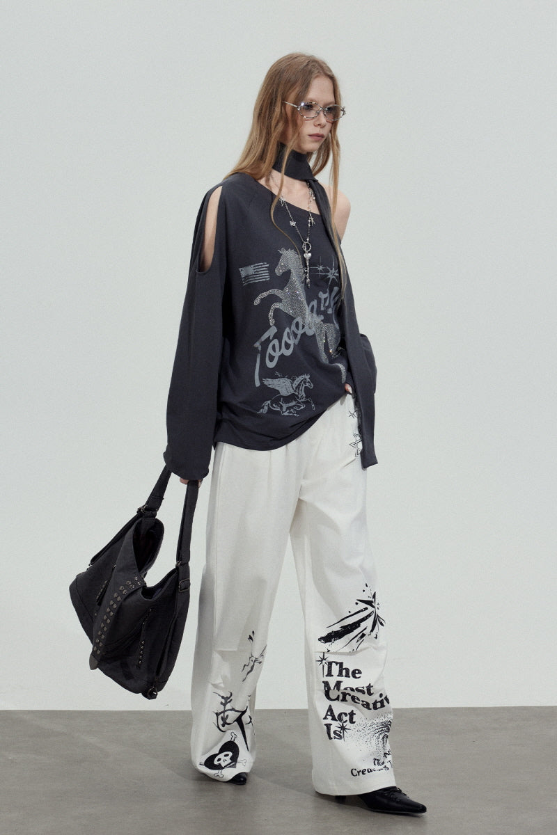 Street Sketch Wide Pants