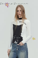 Rebel Belt Graphic Long Sleeve Top