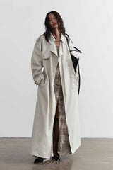 Ethereal Grace Genderless Trench Coat