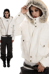 Fur-Trimmed Rebel Hooded Jacket