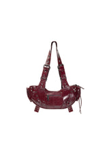 Crimson Riot Studded Biker Bag