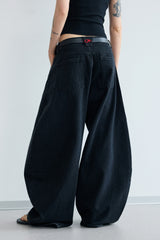 Low Shadow Wide-Leg Jeans