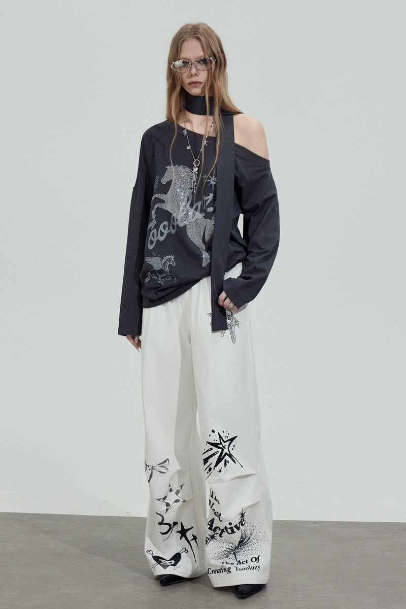 Street Sketch Wide Pants