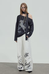 Street Sketch Wide Pants