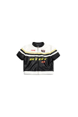 Racing Crop Leather Jacket