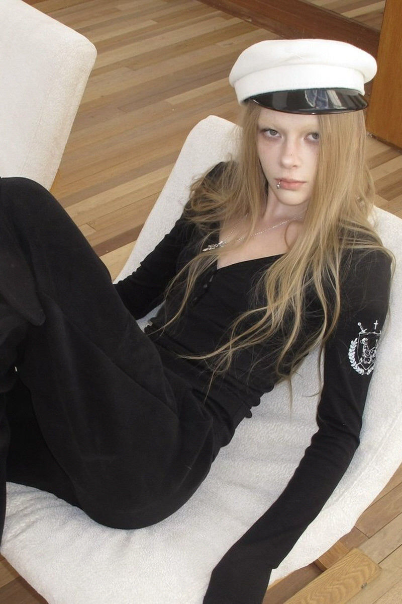 Silent Mark V Long Sleeve Top - Black