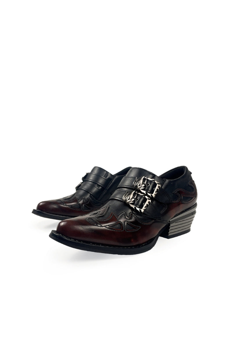 Crimson Reaper Buckle Loafers