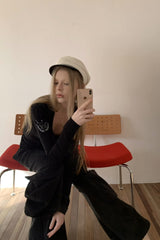 Shadow Fold Wide-Leg Cargo Pants