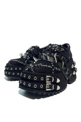 Rivet Fang Platform Loafers