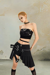 Dark Halo Buckled Bandeau Top