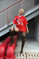 Rage Vision V-Neck Jersey Tee