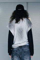 Faded Script Sleeveless Tee