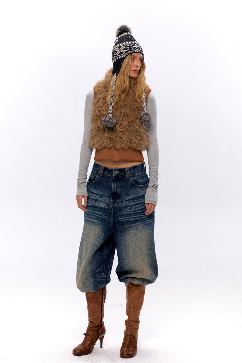 Urban Echo Vintage Distressed Denim Pants