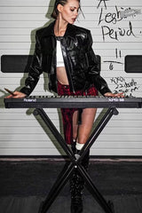 Anarchy Cut Plaid Mini Skirt